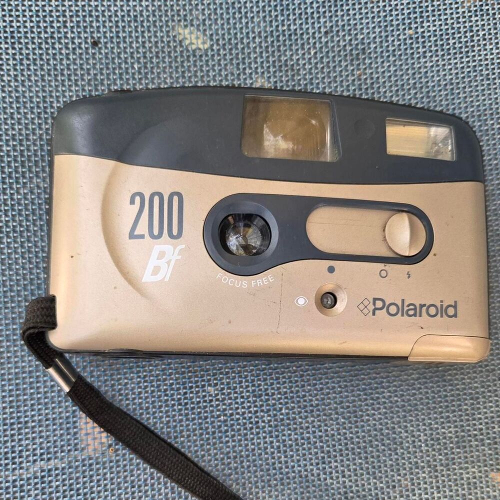 Polaroid Black and Cream Cameras-and-accessories vtg 90's non-instant model